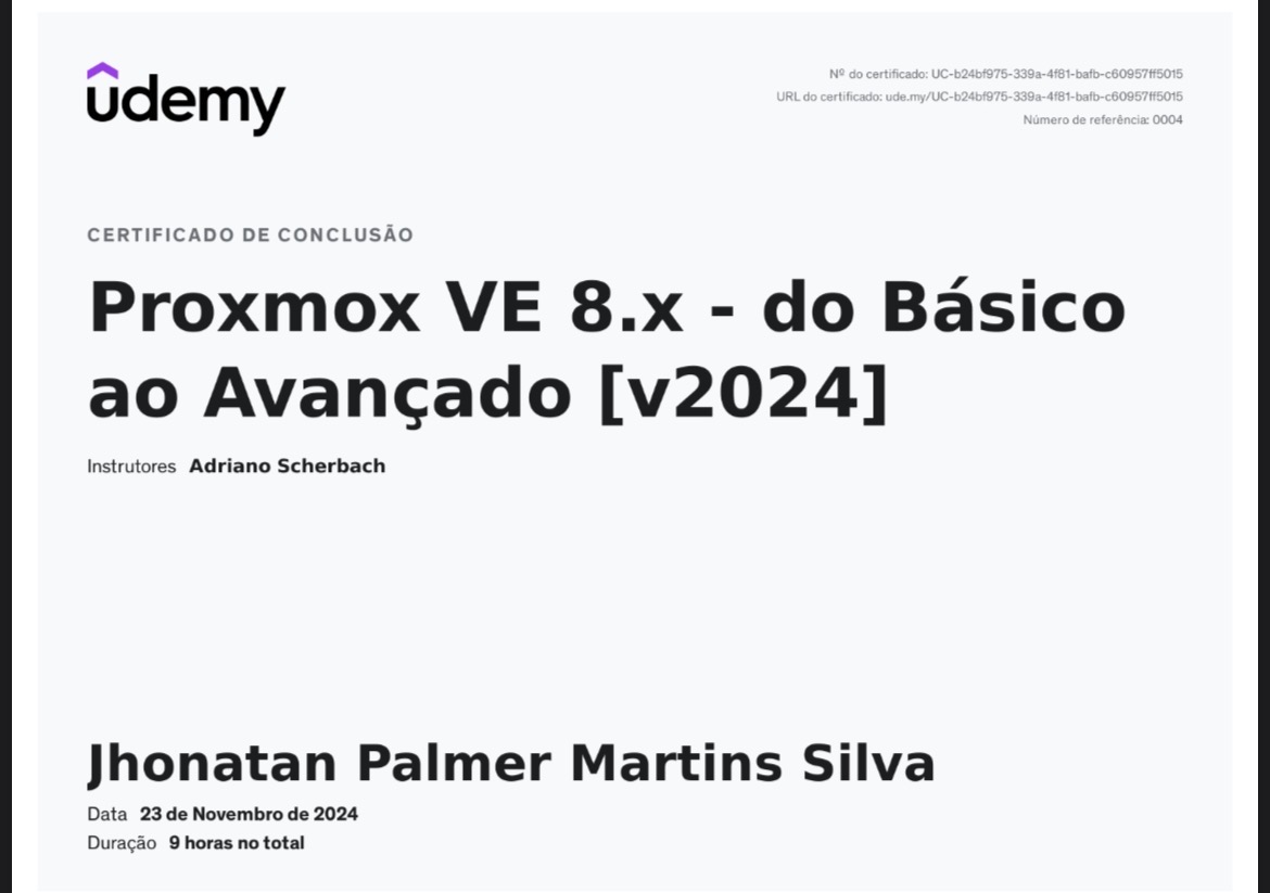 Proxmox do básico ao avançado
