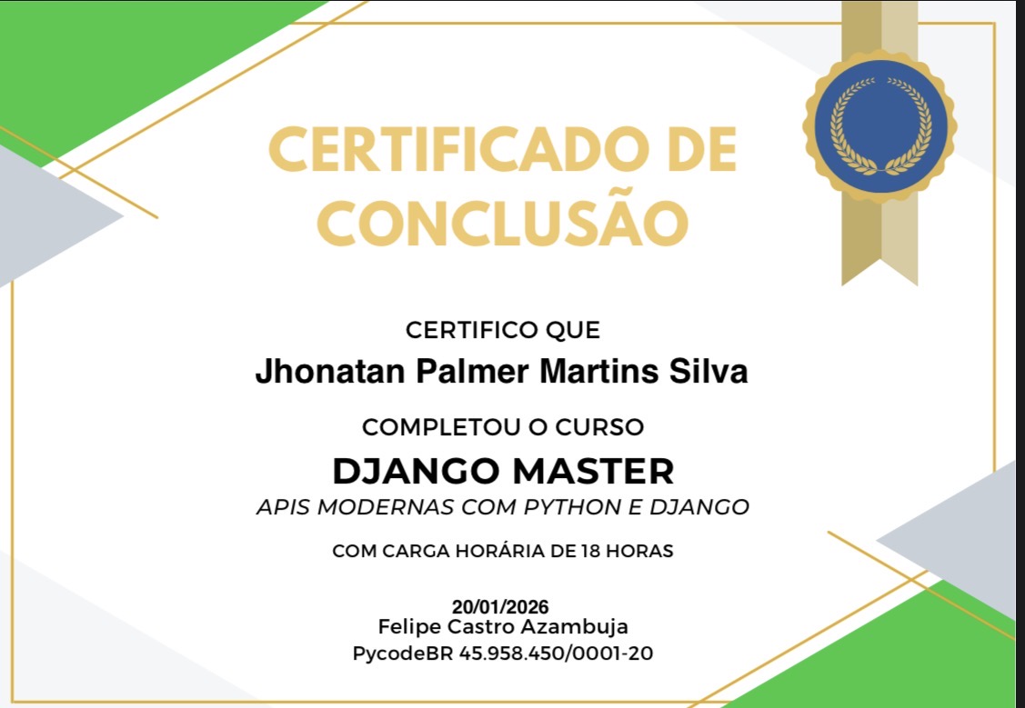 Django master - API