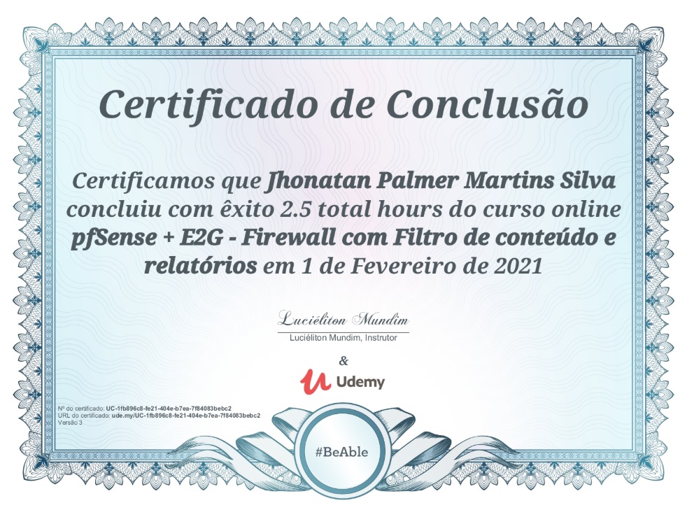 PfSense + e2G bloqueio de sites
